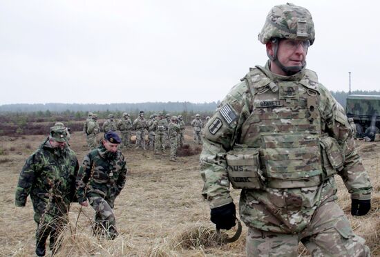 NATO's Operation Summer Shield drill at Adazi military camp in Latvia