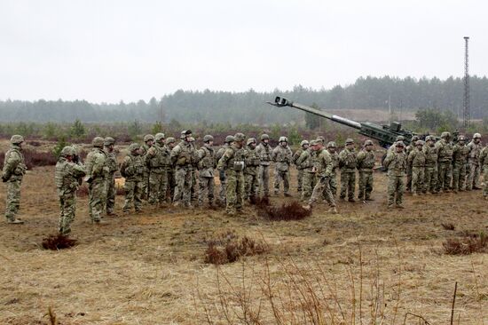 NATO's Operation Summer Shield drill at Adazi military camp in Latvia