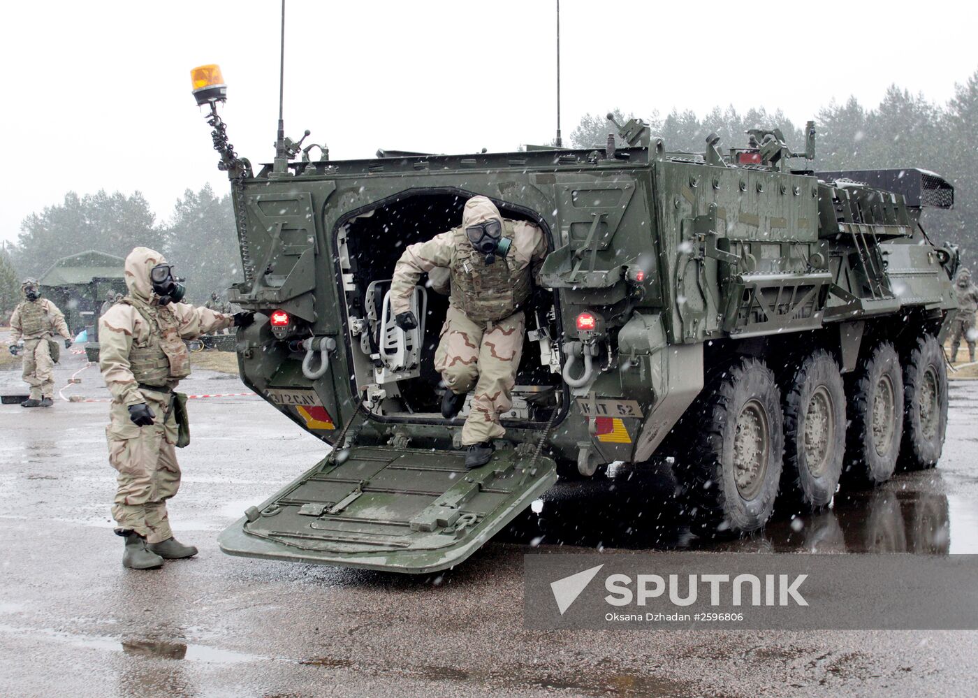 NATO's Operation Summer Shield drill at Adazi military camp in Latvia