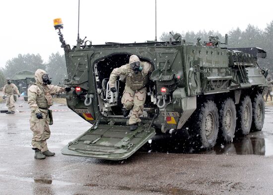 NATO's Operation Summer Shield drill at Adazi military camp in Latvia