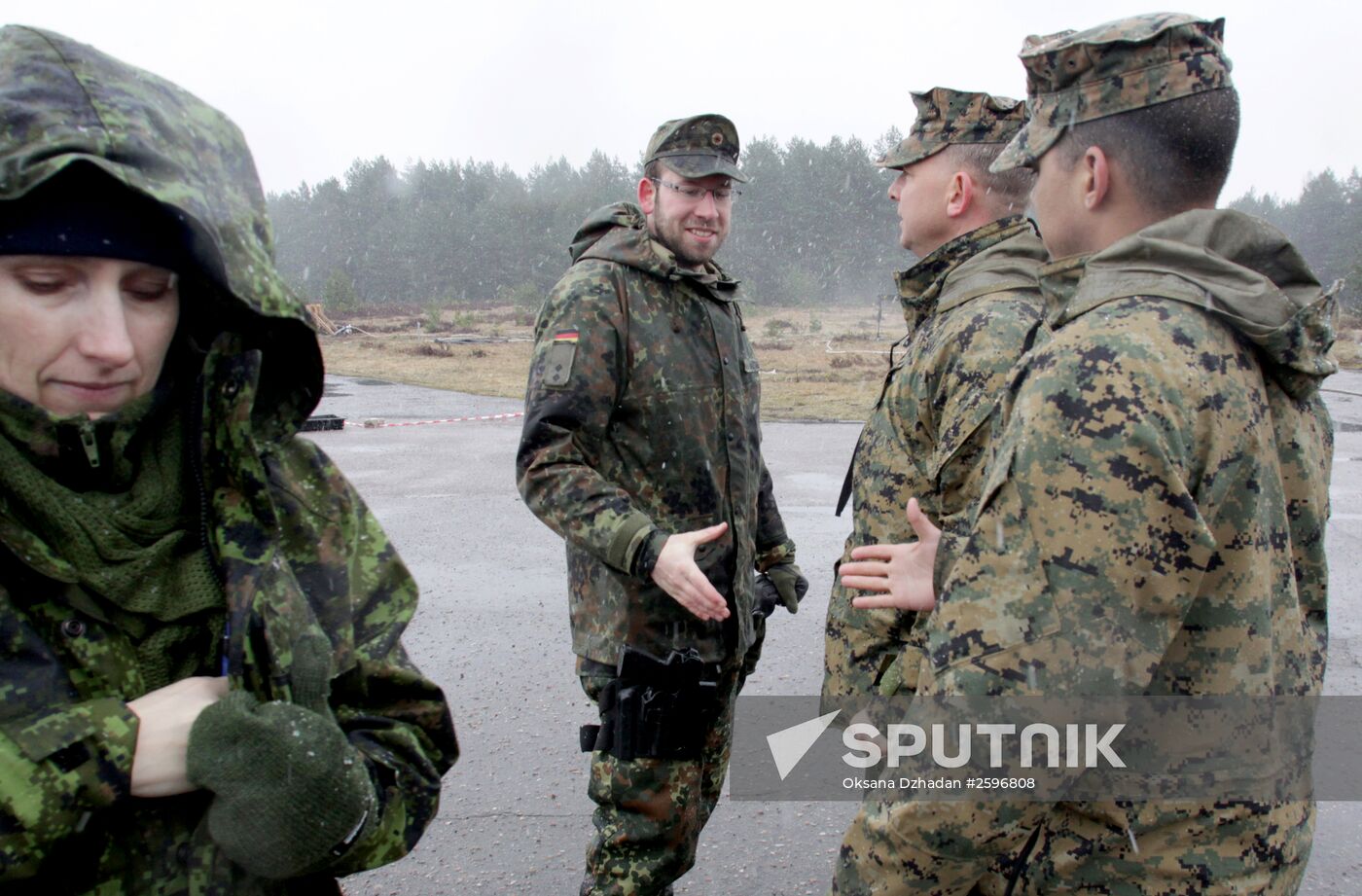 NATO's Operation Summer Shield drill at Adazi military camp in Latvia