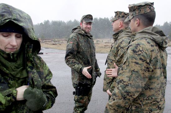 NATO's Operation Summer Shield drill at Adazi military camp in Latvia