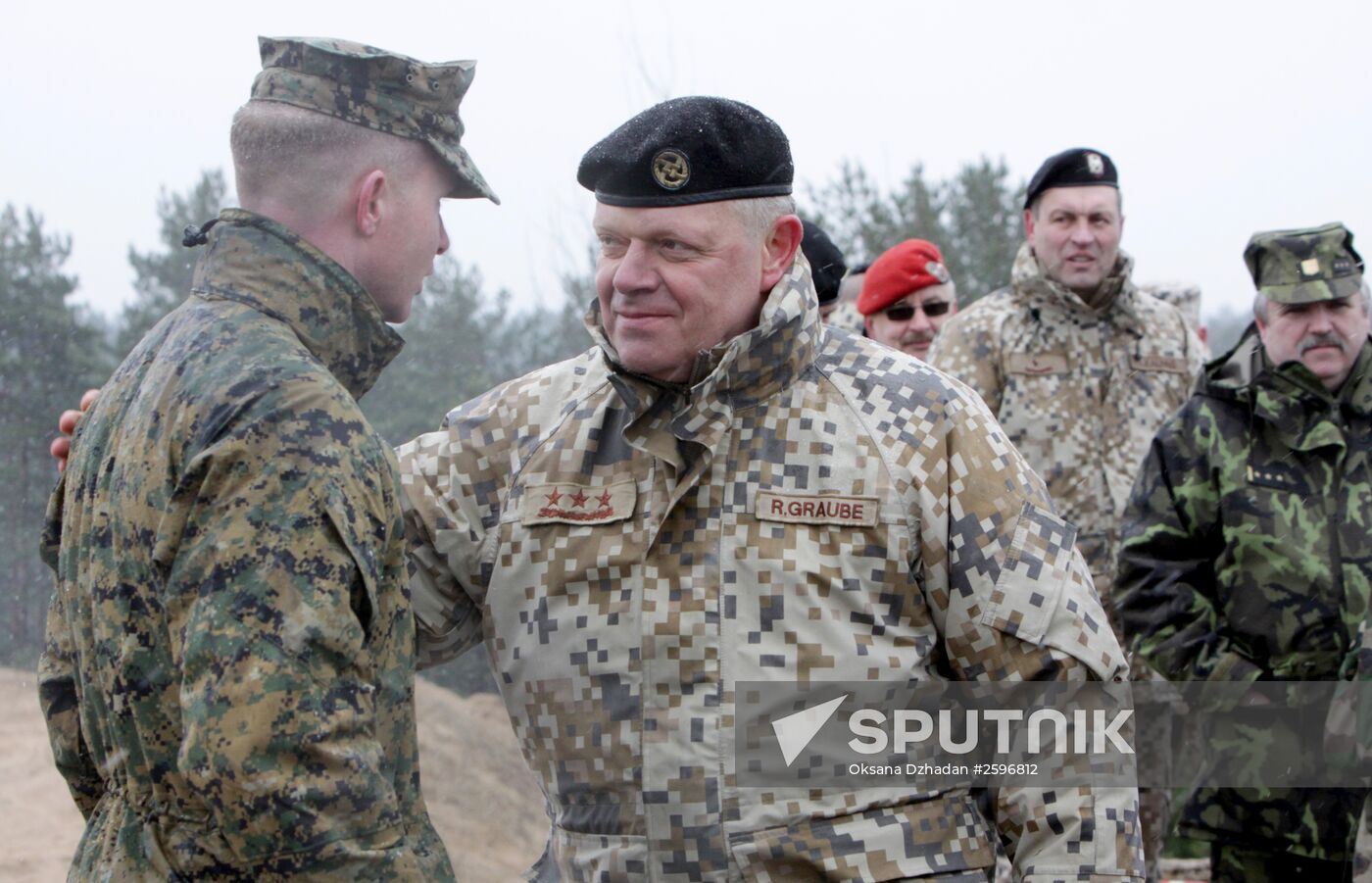 NATO's Operation Summer Shield drill at Adazi military camp in Latvia