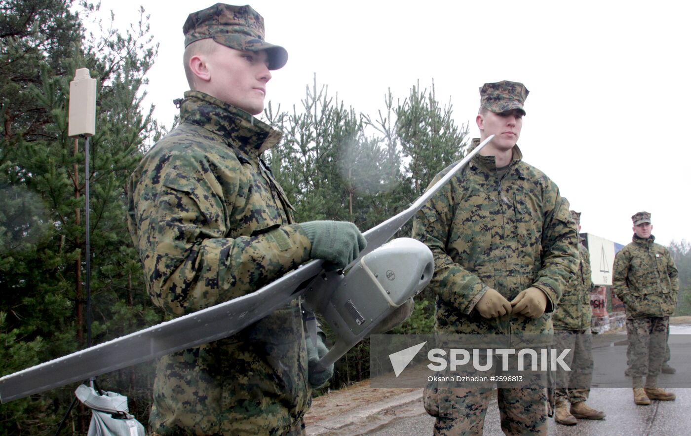 NATO's Operation Summer Shield drill at Adazi military camp in Latvia