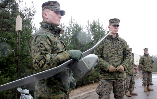 NATO's Operation Summer Shield drill at Adazi military camp in Latvia