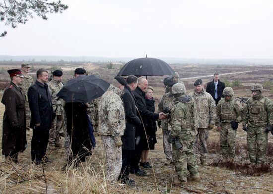 NATO's Operation Summer Shield drill at Adazi military camp in Latvia
