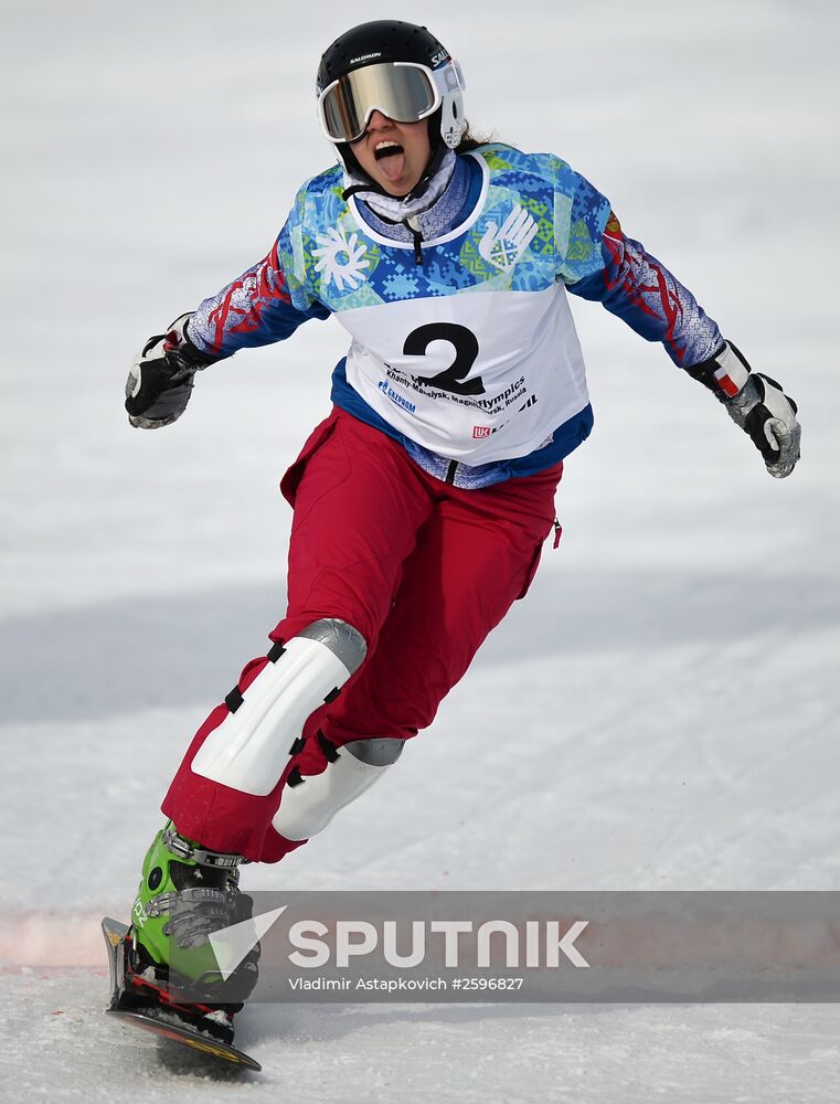 2015 Deaflympics. Snowboarding. Parallel giant slalom