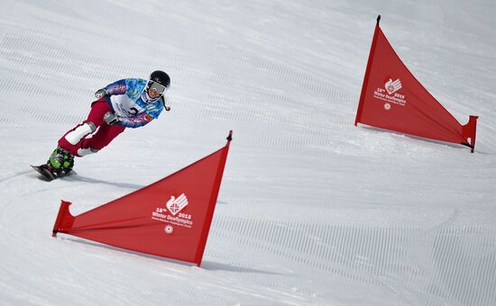 2015 Deaflympics. Snowboarding. Parallel giant slalom