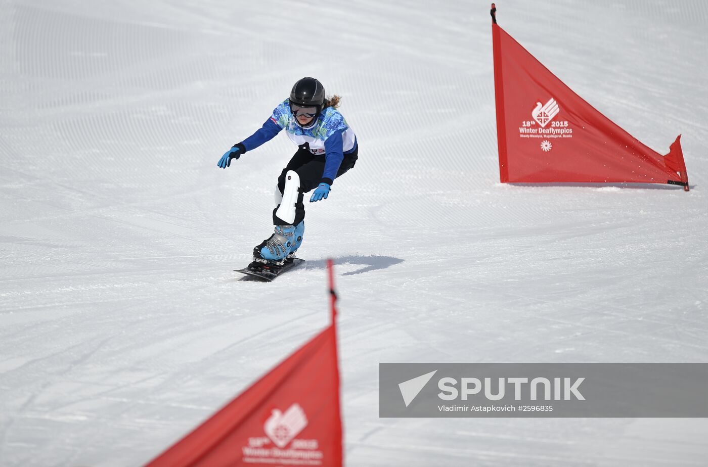 2015 Deaflympics. Snowboarding. Parallel giant slalom