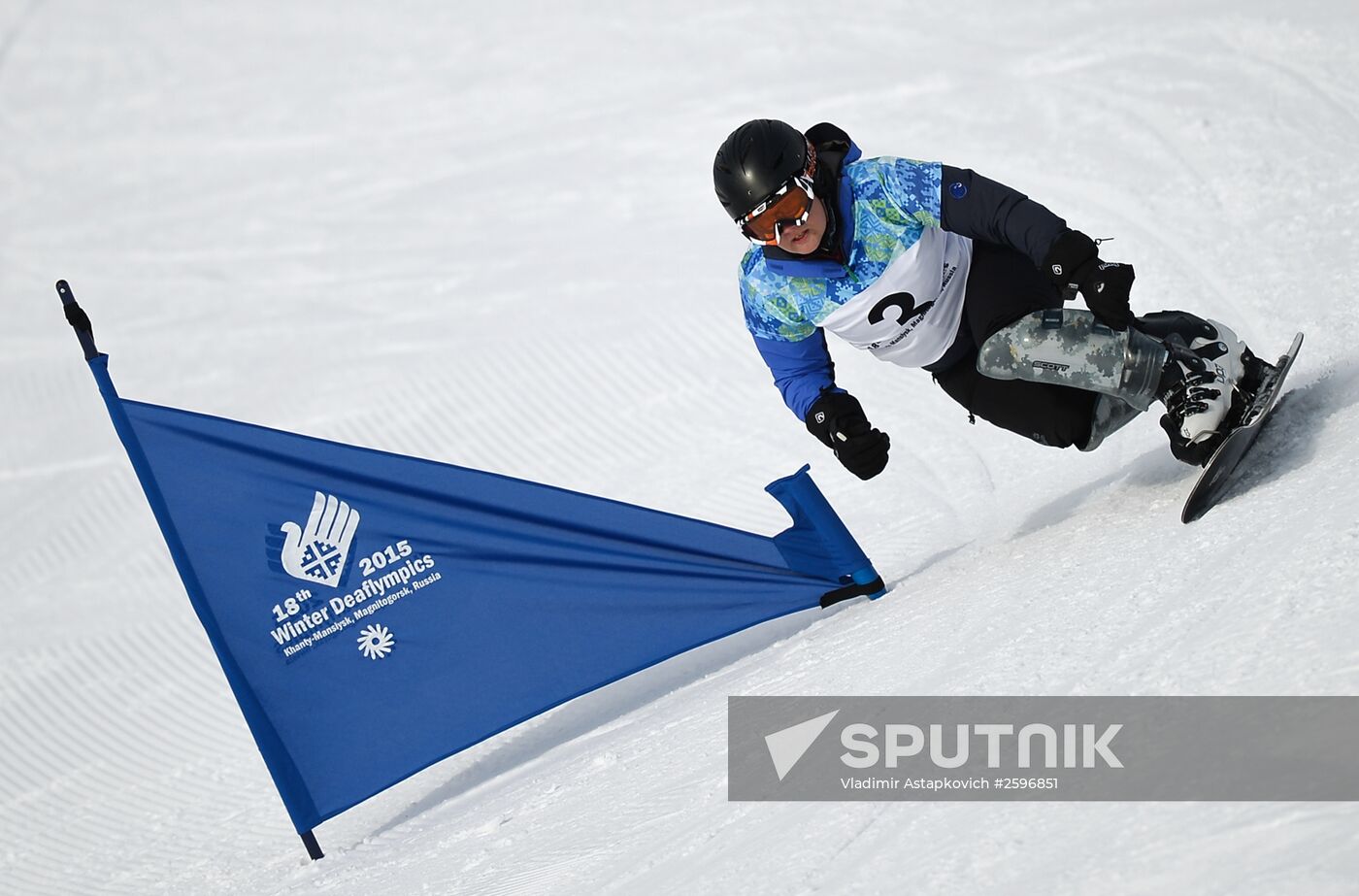 2015 Deaflympics. Snowboarding. Parallel giant slalom