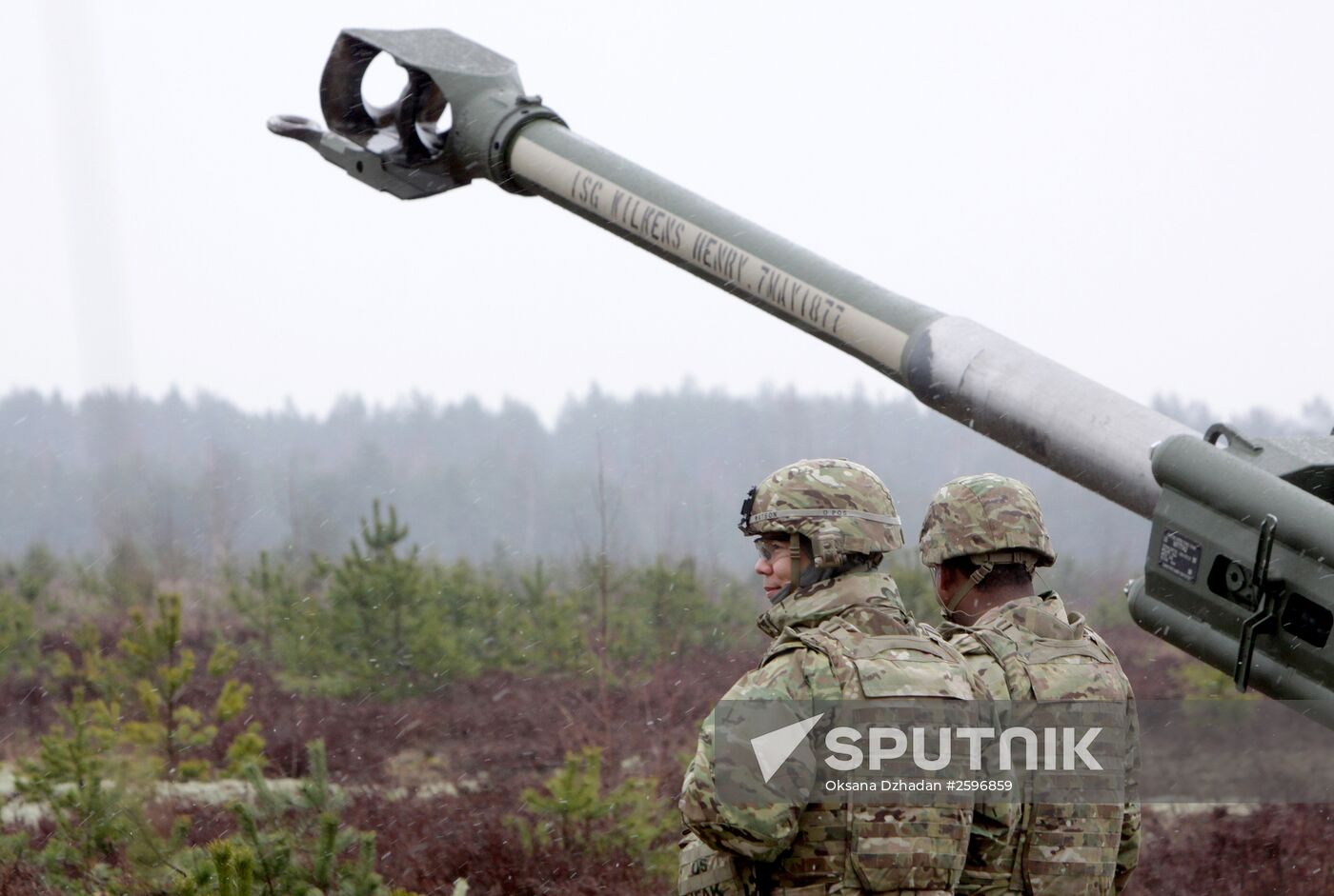 NATO's Operation Summer Shield drill at Adazi military camp in Latvia