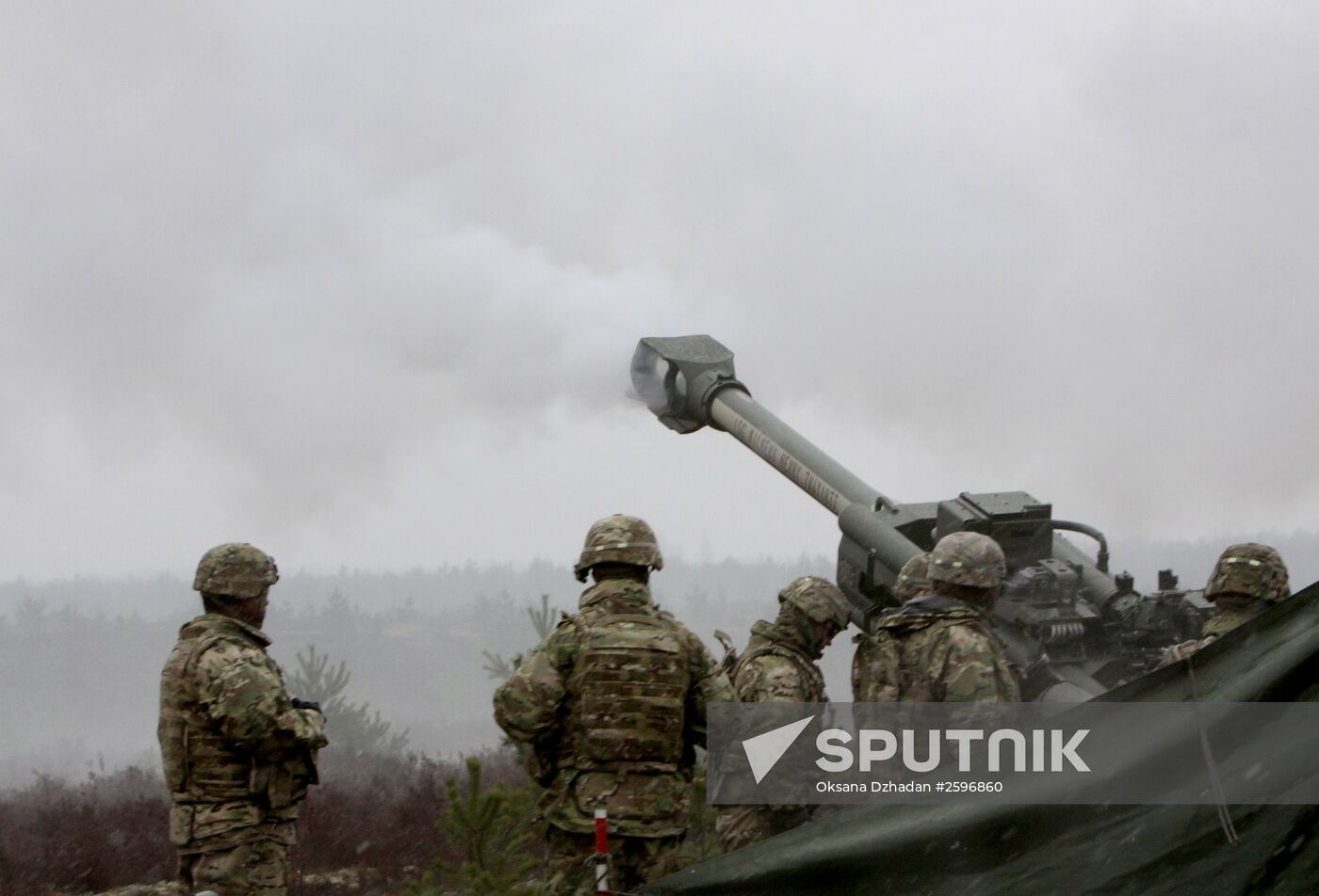 NATO's Operation Summer Shield drill at Adazi military camp in Latvia