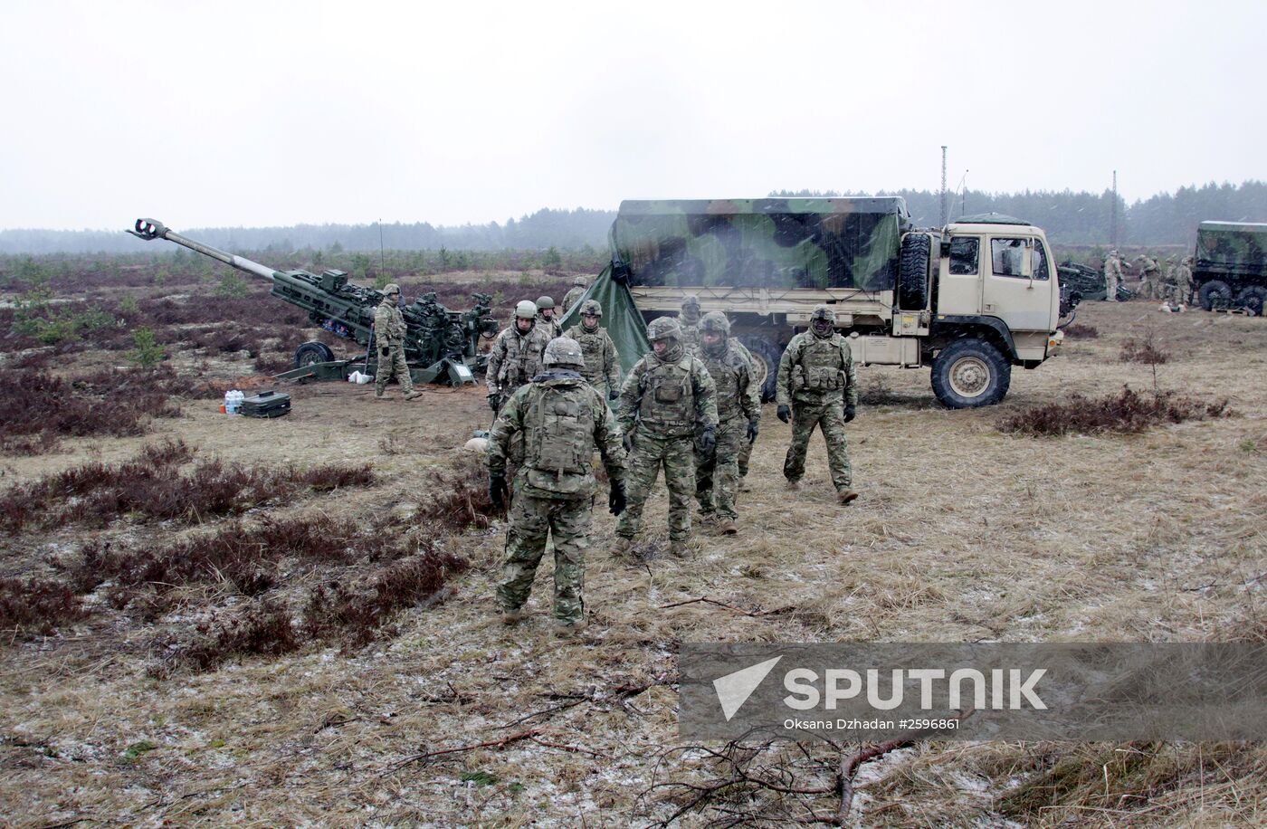 NATO's Operation Summer Shield drill at Adazi military camp in Latvia