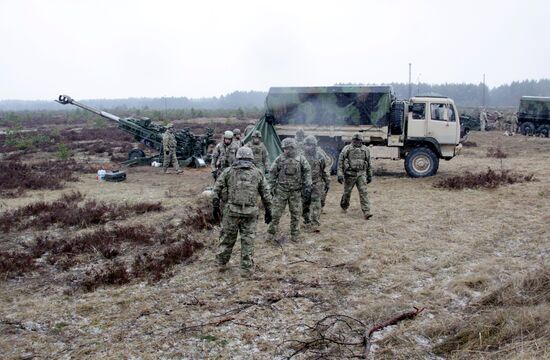 NATO's Operation Summer Shield drill at Adazi military camp in Latvia