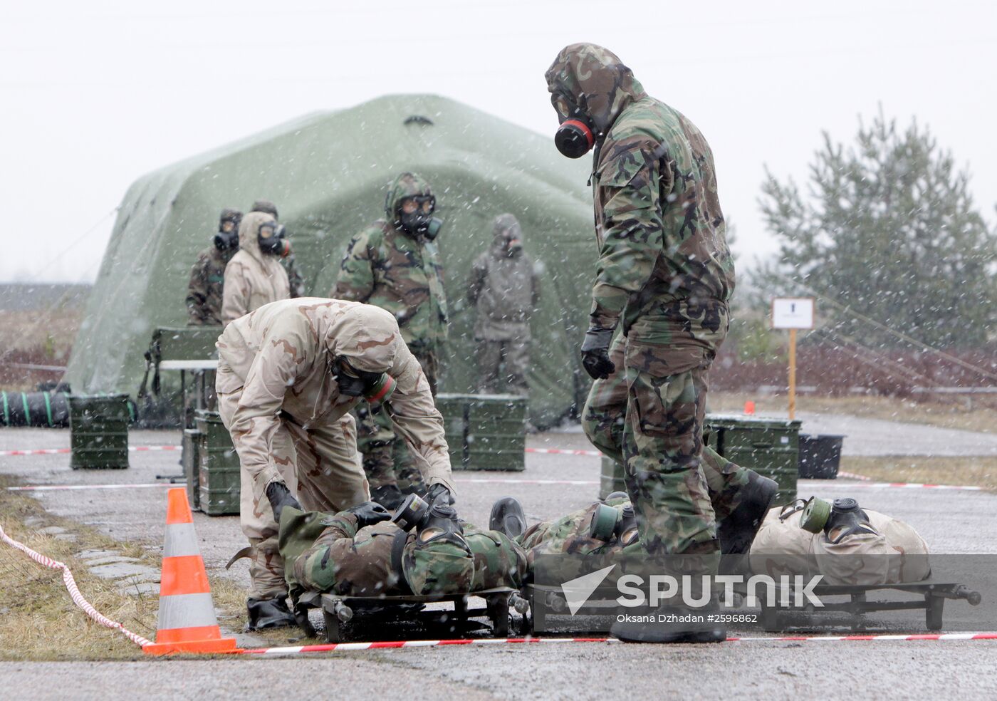 NATO's Operation Summer Shield drill at Adazi military camp in Latvia