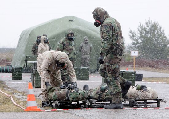 NATO's Operation Summer Shield drill at Adazi military camp in Latvia
