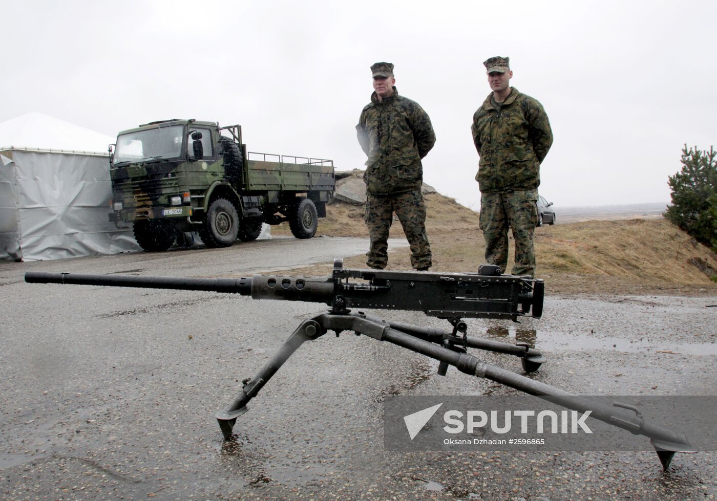 NATO's Operation Summer Shield drill at Adazi military camp in Latvia