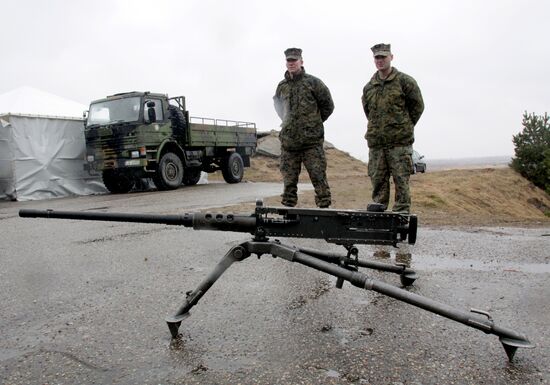 NATO's Operation Summer Shield drill at Adazi military camp in Latvia