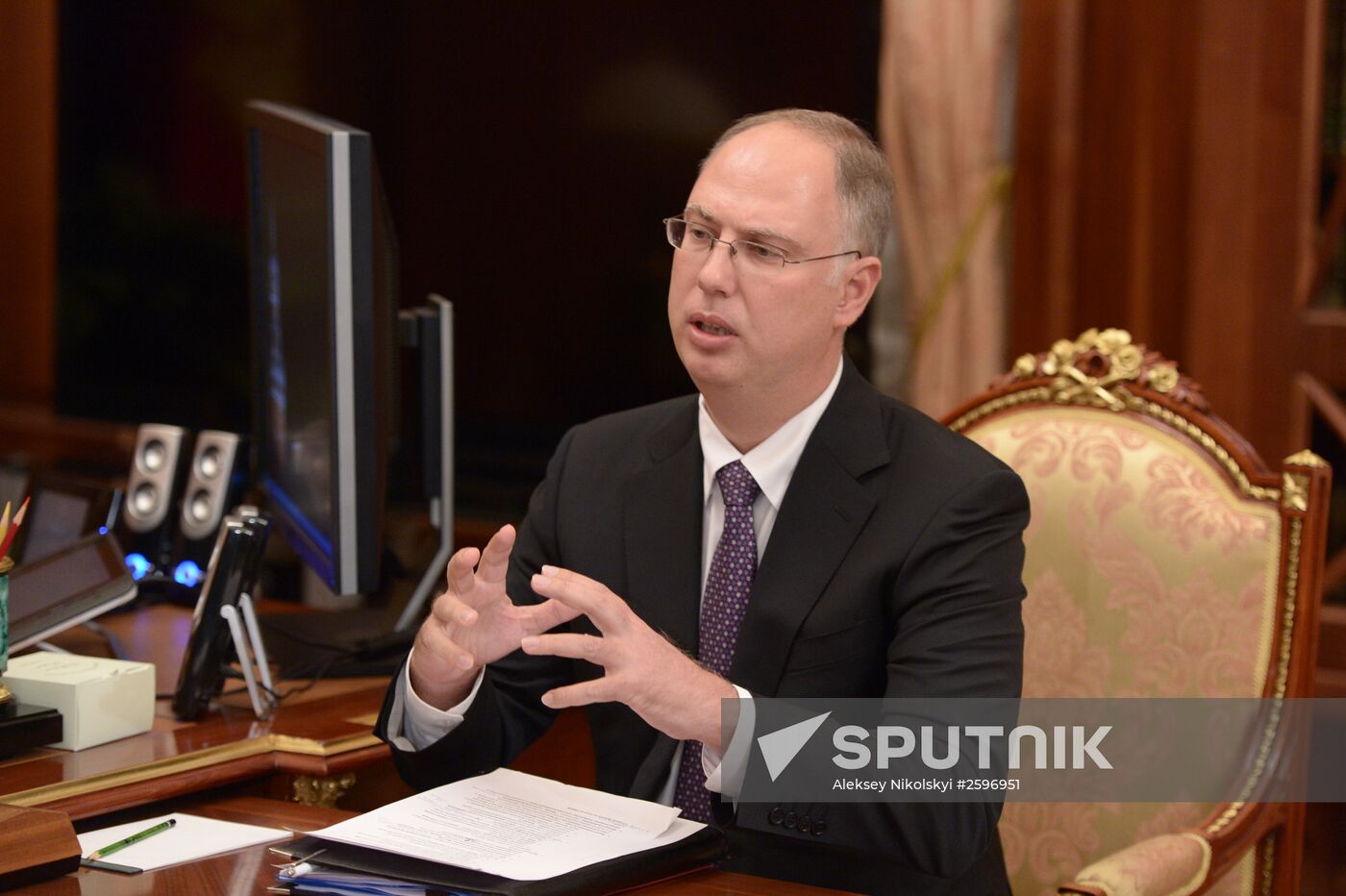Russian President V.Putin holds meeting with RDIF CEO K.Dmitriev