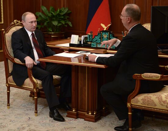 Russian President V.Putin holds meeting with RDIF CEO K.Dmitriev