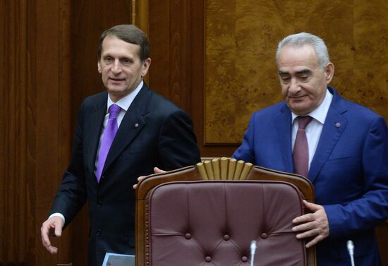 State Duma Speaker Sergei Naryshkin visits Armenia