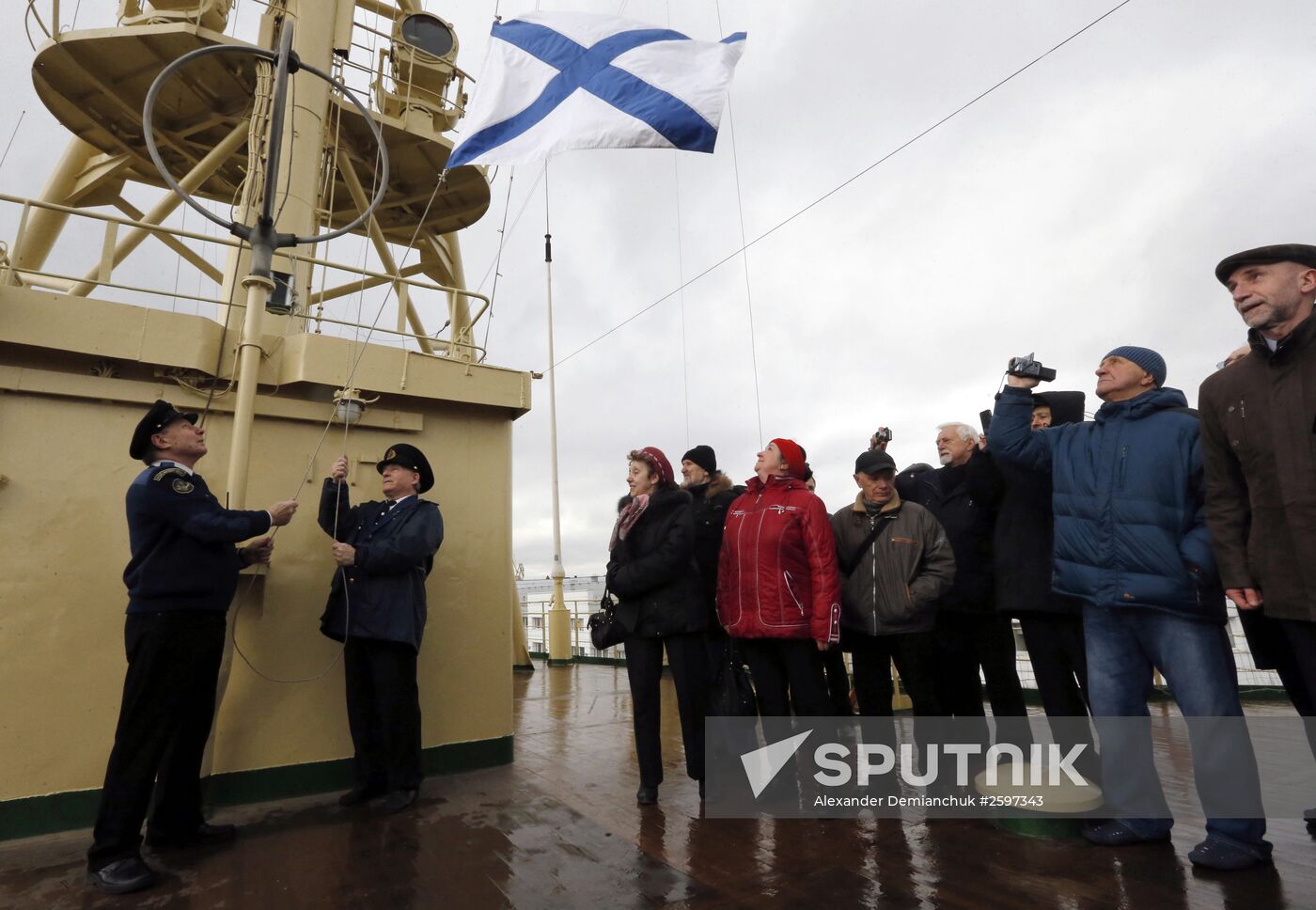98th anniversary of icebreaker Krasin in St. Petersburg