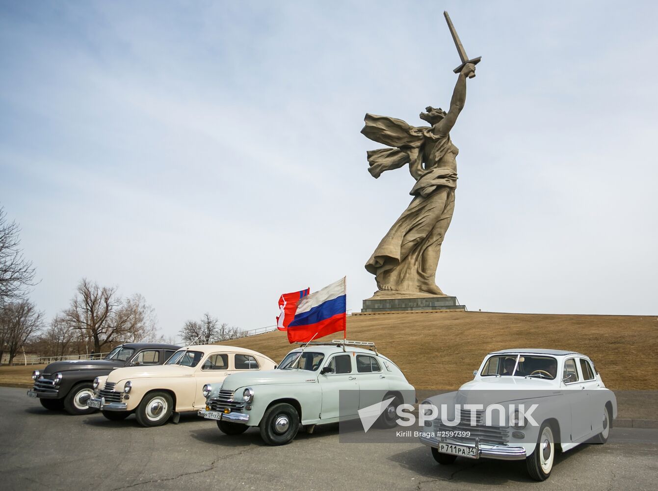Victory - One for All vintage car rally in Volgograd