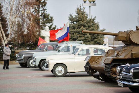 Victory - One for All vintage car rally in Volgograd