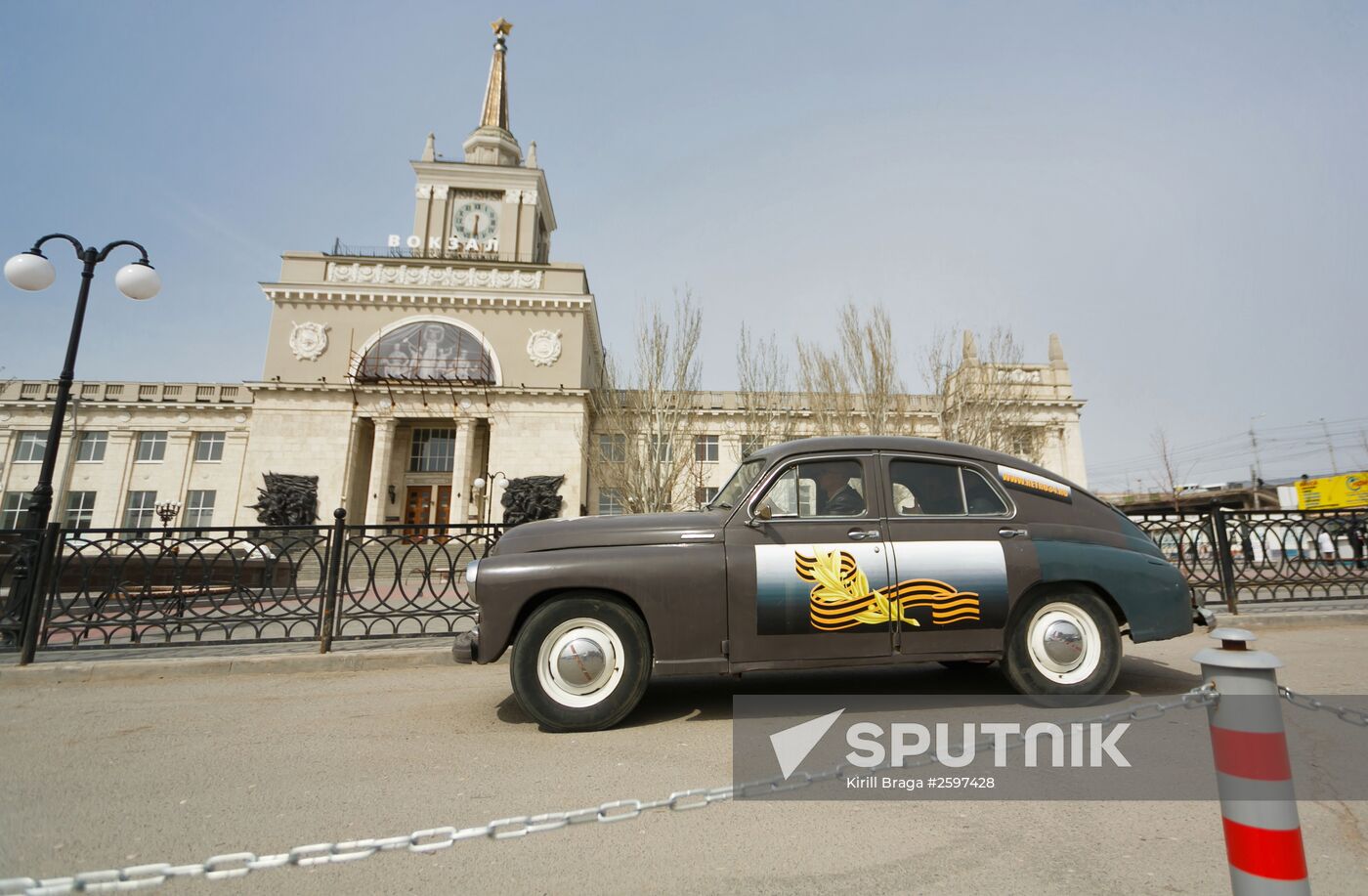 Victory - One for All vintage car rally in Volgograd