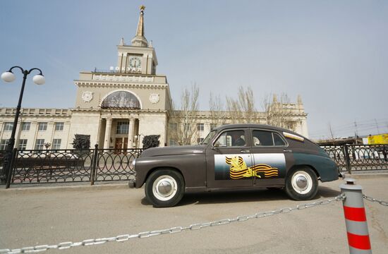 Victory - One for All vintage car rally in Volgograd
