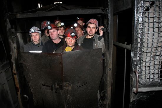 Makeevugol's Kholodnaya Balka coal mine in Donetsk