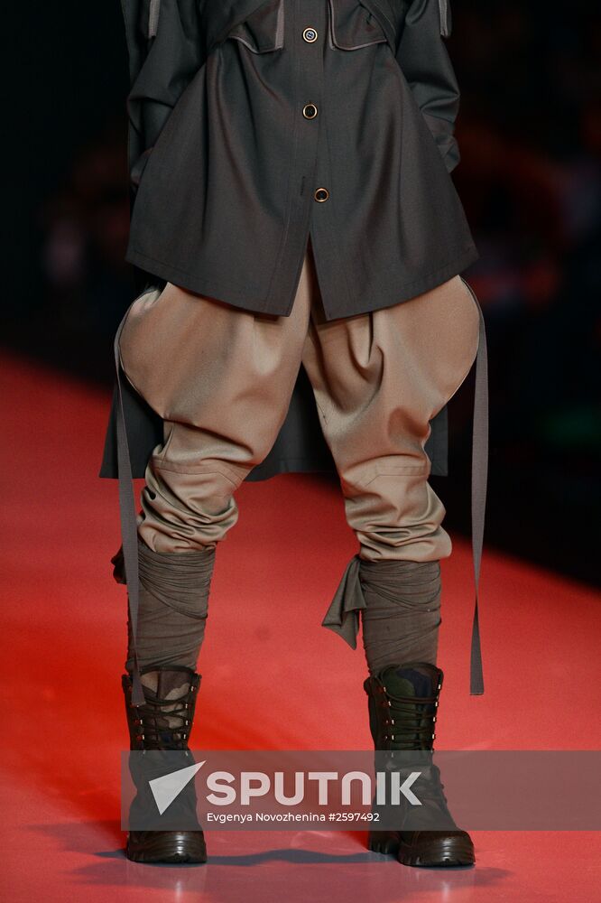 30th anniversary season of the Mercedes-Benz Fashion Week Russia. Day Six