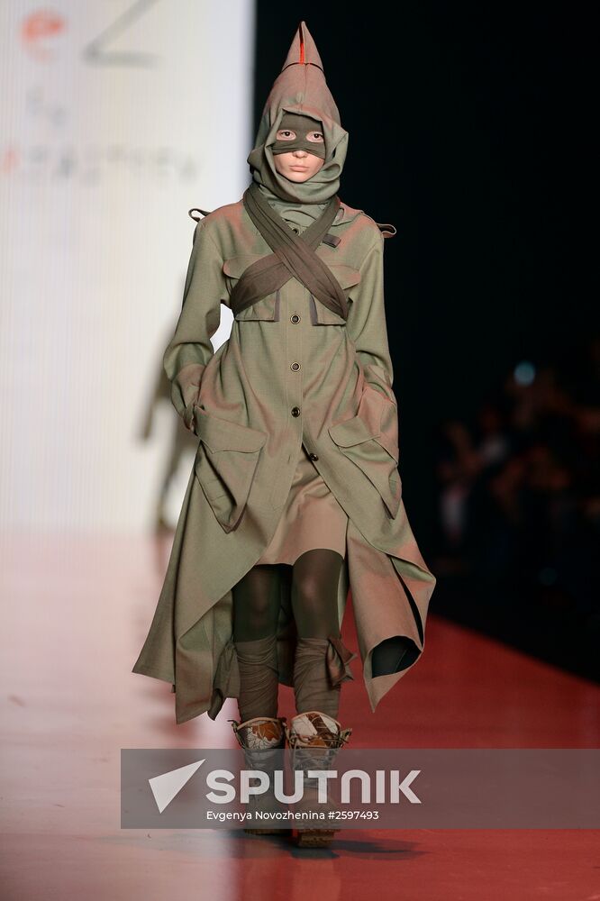 30th anniversary season of the Mercedes-Benz Fashion Week Russia. Day Six