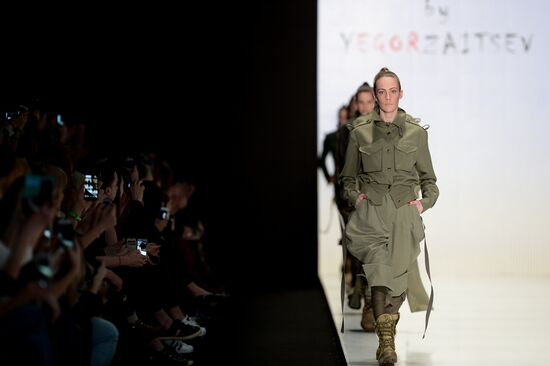 30th anniversary season of the Mercedes-Benz Fashion Week Russia. Day Six
