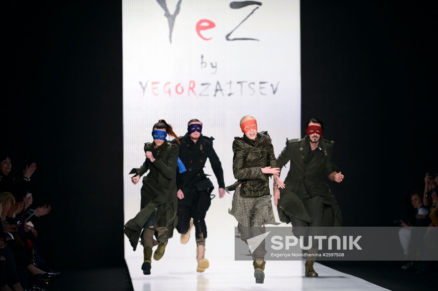 30th anniversary season of the Mercedes-Benz Fashion Week Russia. Day Six