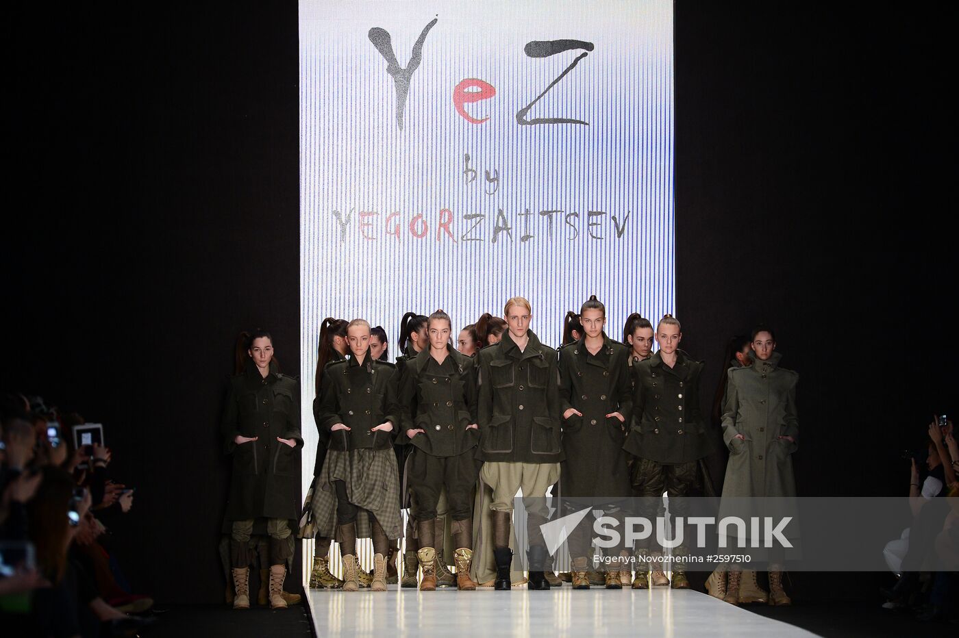 30th anniversary season of the Mercedes-Benz Fashion Week Russia. Day Six