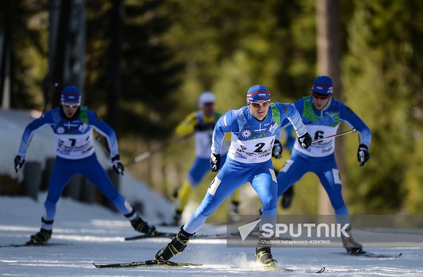 2015 Deaflympics. Cross-country skiing. Men. Sprint