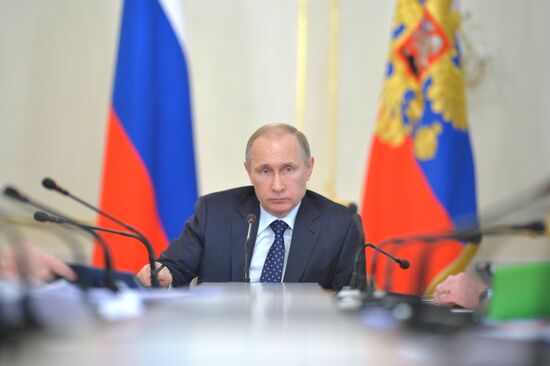 President Putin holds meeting with Russian Government