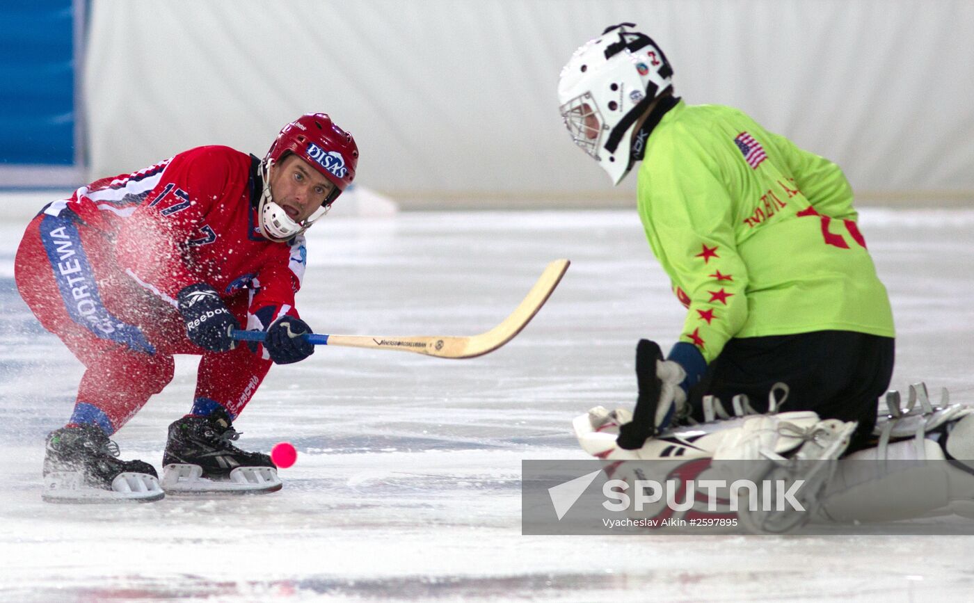 Bandy World Championship. Russia vs. United States