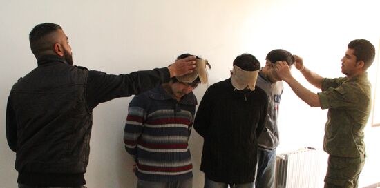 ISIS militants captured by Syrian security services