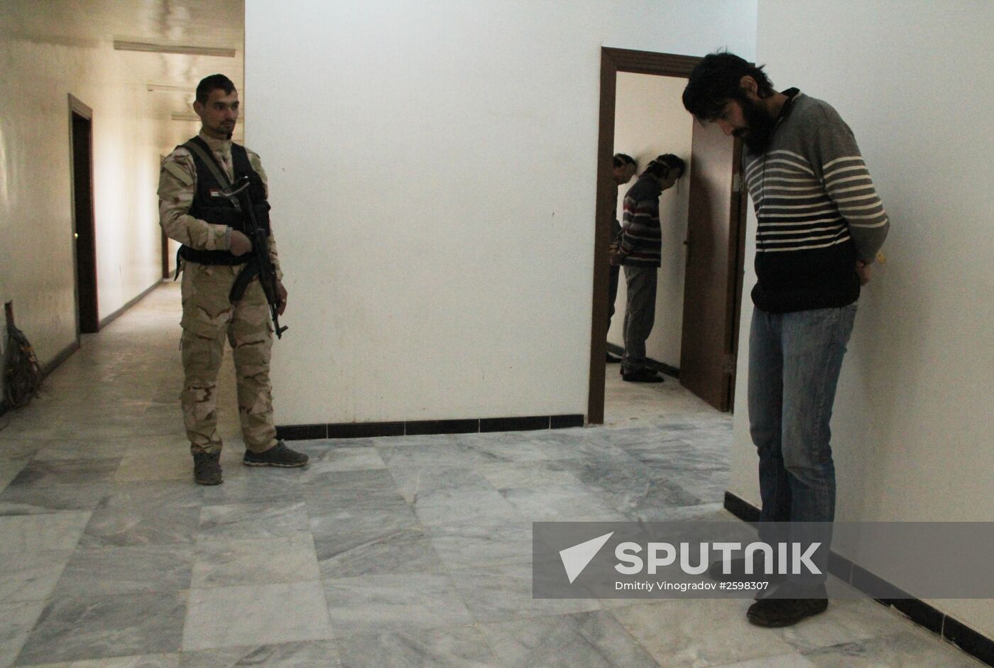 ISIS militants captured by Syrian security services