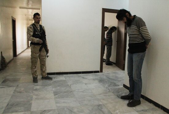 ISIS militants captured by Syrian security services