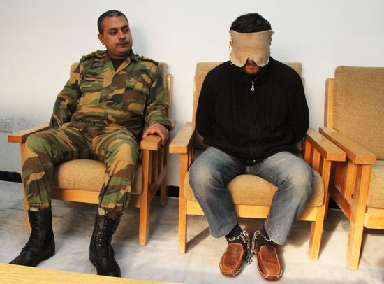 ISIS militants captured by Syrian security services