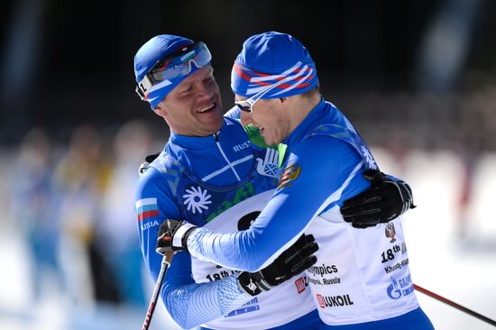 2015 Winter Deaflympics. Cross-country skiing. Men's team sprint