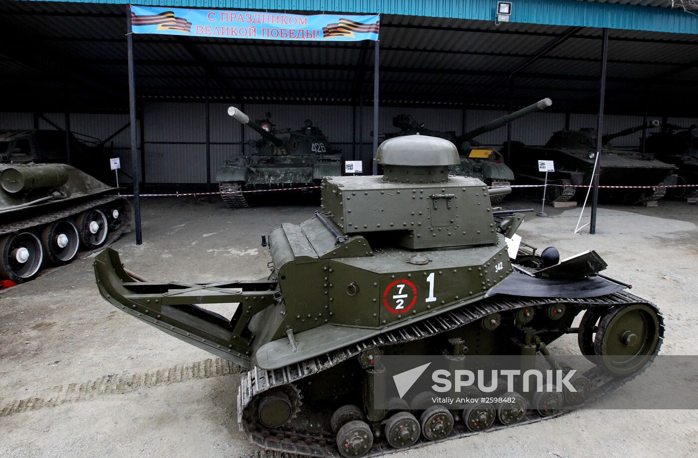 WWII military equipment is readied for Victory Parade in Vladivostok