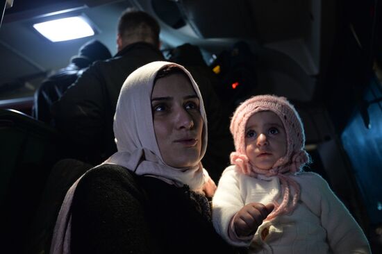 Russians evacuated from Yemen land in Moscow Region