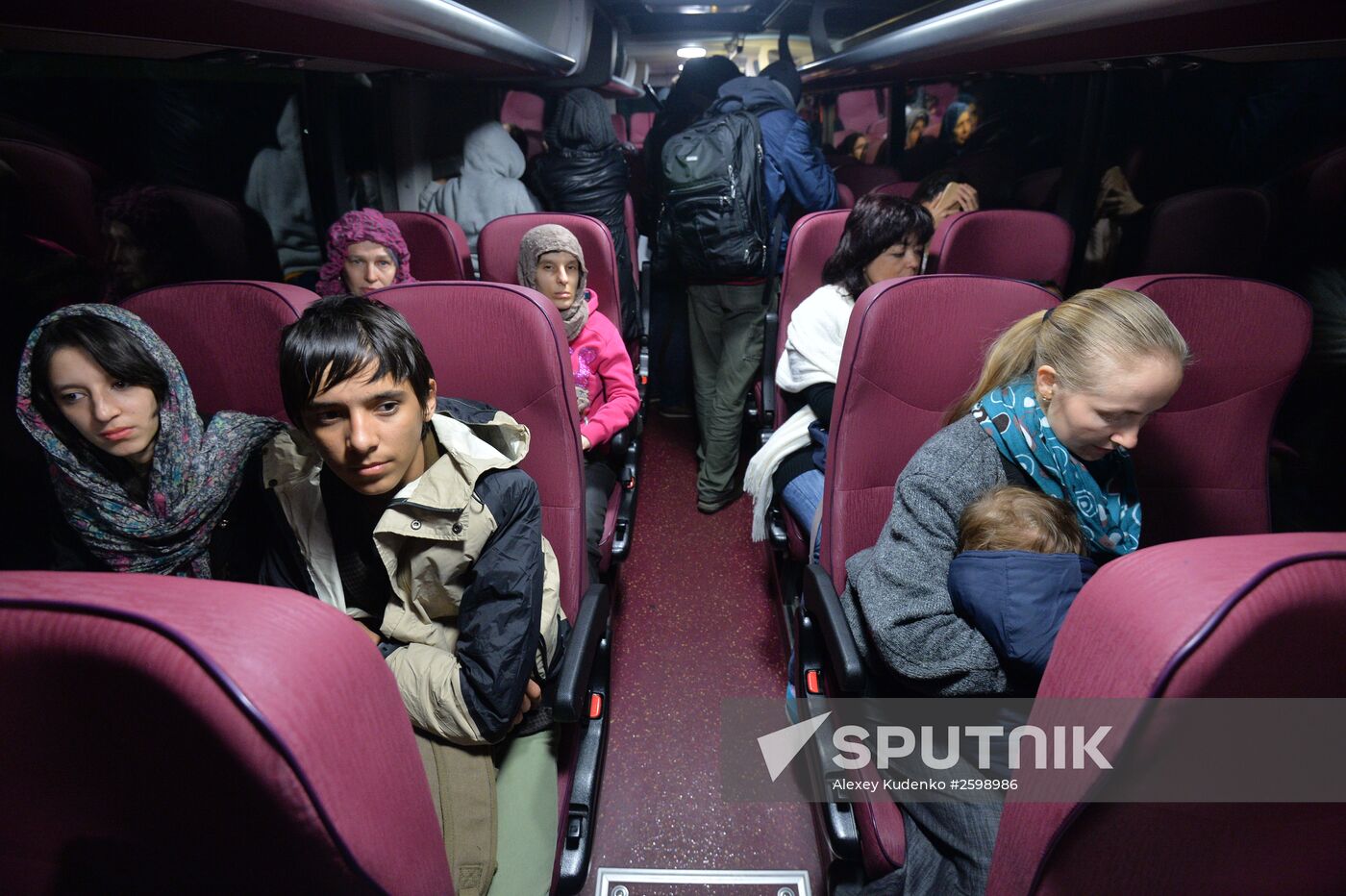 Russians evacuated from Yemen land in Moscow Region