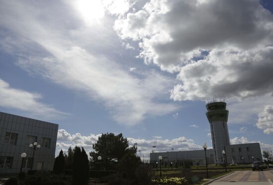Flight control center at Simferopol airport