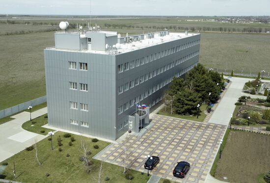 Flight control center at Simferopol airport