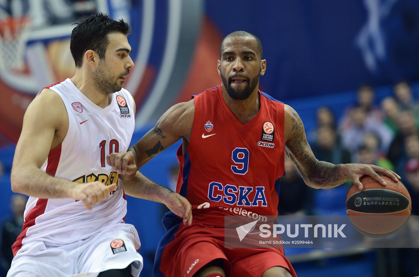 Euroleague Basketball. CSKA vs. Olympiacos
